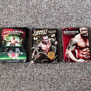 WWE Batista, Orton, Guerrero DVDs Lot of 3